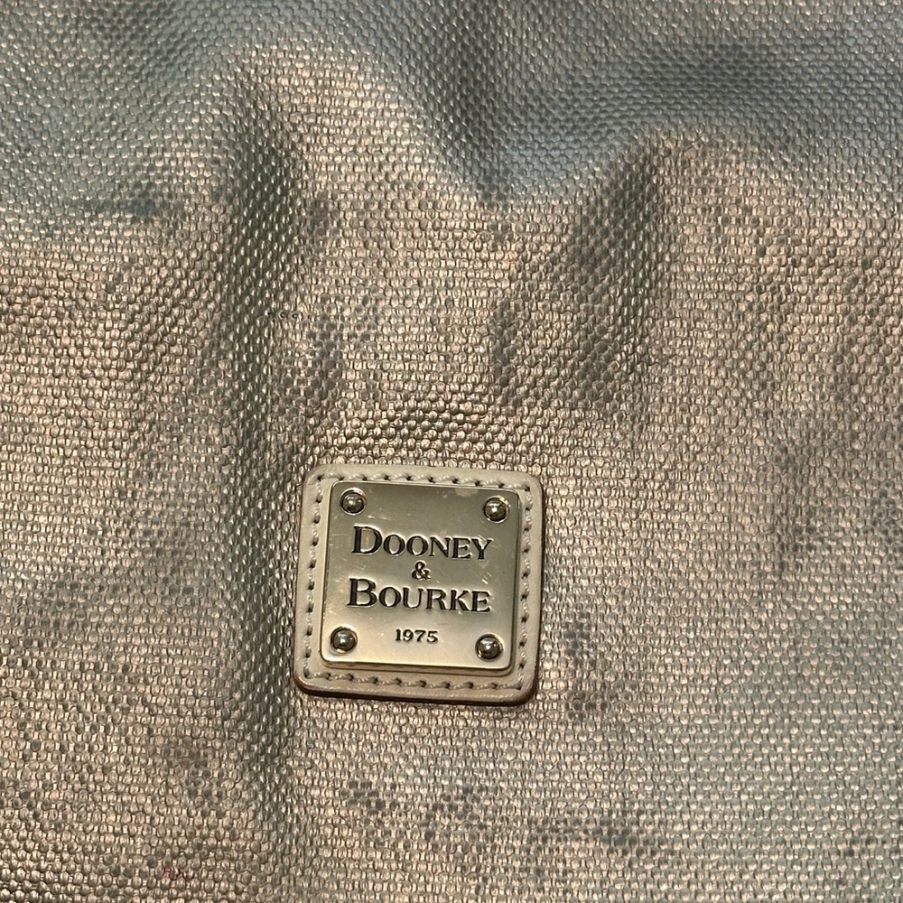 Dooney & Bourke Gold and Tan Hobo Bag with Slouchy Design - Picture 4 of 11